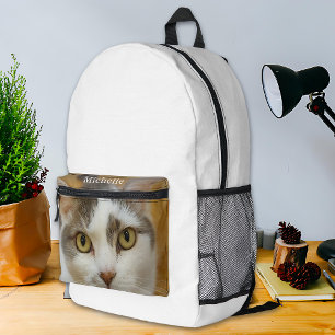 Benutzerdefinierter Foto-Name Text Personalisiert Bedruckter Rucksack