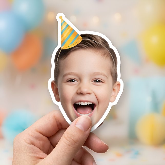 Benutzerdefinierter Foto-Partykleberer Aufkleber (Von Creator hochgeladen)