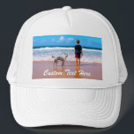 Benutzerdefinierter Foto-Rumperhut mit Ihren Fotos Truckerkappe<br><div class="desc">Individuelle Foto- und Texttrucker Hats - Ihr eigenes Design - Personalisierte Familie / Freunde oder Persönliches Kartengeschenk - Foto und Text hinzufügen - Vergrössern und verschieben oder entfernen und hinzufügen / Text mit Anpassungs-Tool ! Wählen Sie / fügen Sie Ihren bevorzugten Schriftart / Textfarbe / Größe! Sie können dieses Design...</div>
