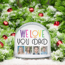 Benutzerdefinierter Foto-Schneeglobe für Vater - R Schneekugeln