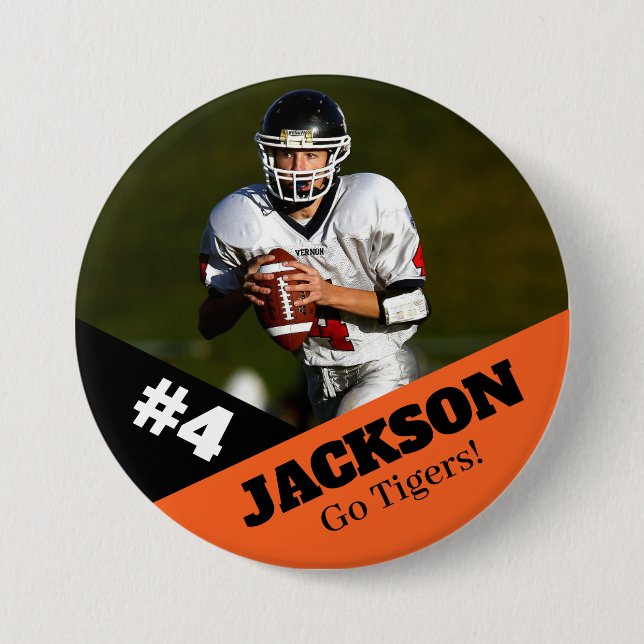 Benutzerdefinierter Foto-Sportschalter / Button-Fu Button (Vorderseite)