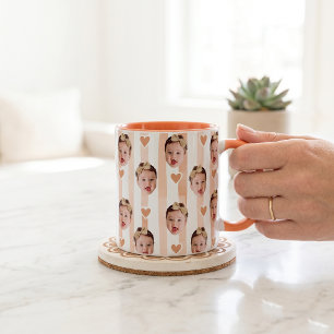 Benutzerdefinierter Foto-Streifenbecher Süßes Ba Tasse