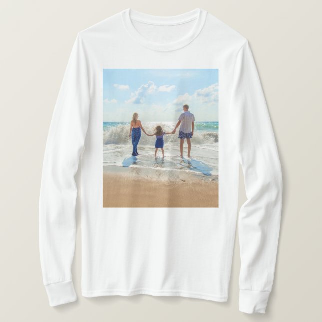 Benutzerdefinierter Foto T - Shirt Geben Sie Ihren (Design vorne)