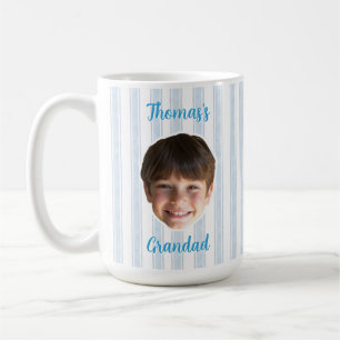 Benutzerdefinierter Foto-Tasse mit Streifenmuster Kaffeetasse