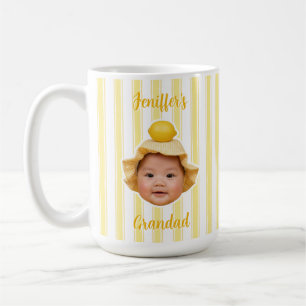 Benutzerdefinierter Foto-Tasse mit Streifenmuster Kaffeetasse