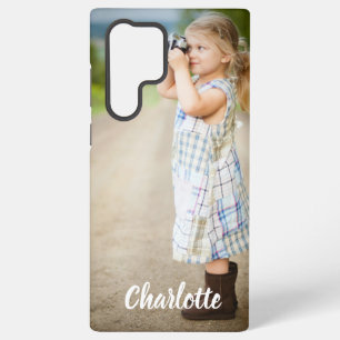 Benutzerdefinierter Foto-Text Personalisiert Samsung Galaxy Hülle