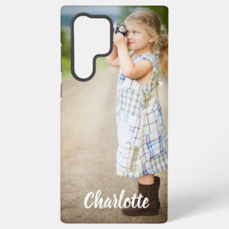Benutzerdefinierter Foto-Text Personalisiert Samsung Galaxy Hülle