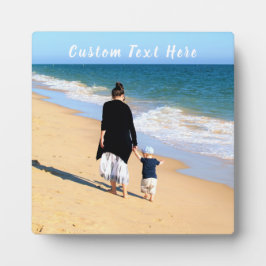 Benutzerdefinierter Foto Text Plaste Mama der Foto Fotoplatte