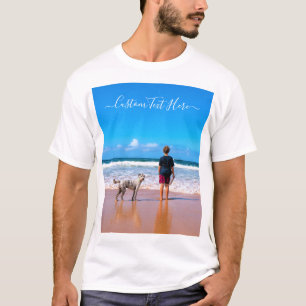 Benutzerdefinierter Foto Text T - Shirt Ihre Haust