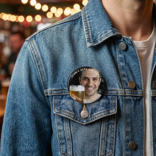 Benutzerdefinierter Foto-Toast auf 30 Jahre Geburt Button