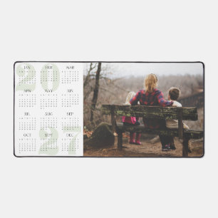 Benutzerdefinierter Foto- und Jahreskalender 2027 Schreibtischunterlage
