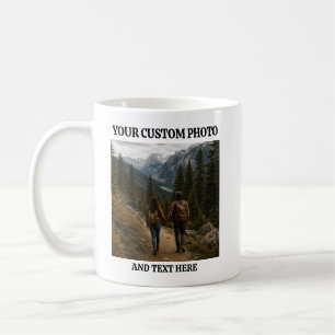 Benutzerdefinierter Foto- und Text-Personalisierte Kaffeetasse