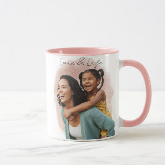 Benutzerdefinierter Fotobecher für Familienpaar Tasse