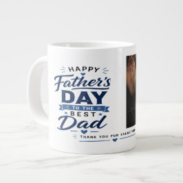 Benutzerdefinierter Fotobecher zum Vatertag – Best Jumbo-Tasse