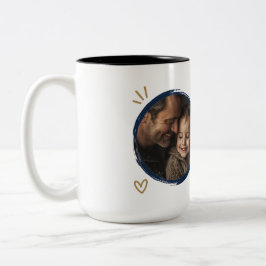Benutzerdefinierter Fotobecher zum Vatertag – Best Zweifarbige Tasse