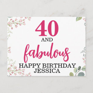 Benutzerdefinierter Geburtstag Postkarte