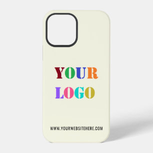 Benutzerdefinierter Geschäft-Logo-Text Unternehmen iPhone 12 Pro Hülle