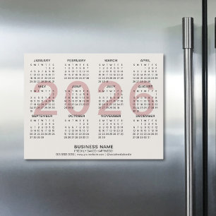 Benutzerdefinierter Geschäfts-2026-Magnetkalender Magnetkarte