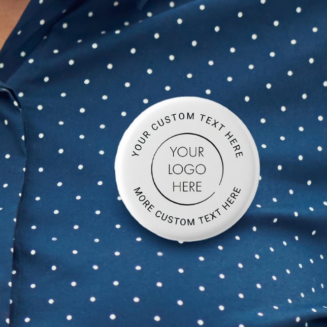 Benutzerdefinierter Geschäfts-Pin mit Logo, Market Button (Von Creator hochgeladen)