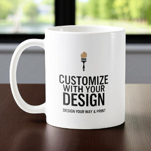 Benutzerdefinierter Geschäftsleerzeichen Firmenbra Kaffeetasse