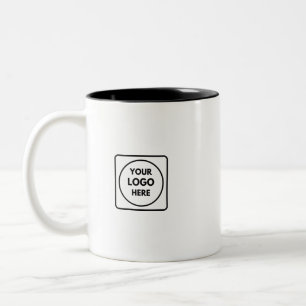 Benutzerdefinierter Geschäftslogo-Branded-Zweifarb Zweifarbige Tasse