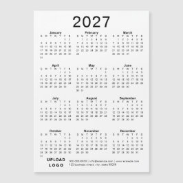 Benutzerdefinierter Geschäftslogo Firmenkalender 2 Magnetkarte