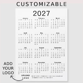 Benutzerdefinierter Geschäftslogo Firmenkalender 2 Magnetkarte