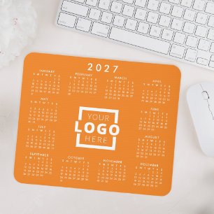 Benutzerdefinierter Geschäftslogo Firmenkalender 2 Mousepad