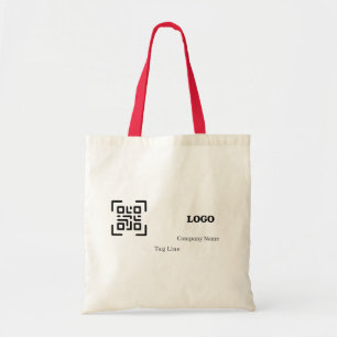 Benutzerdefinierter Geschäftslogo-QR-Code Werbeart Tragetasche