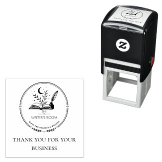 Benutzerdefinierter Geschäftsstempel Danke Logo Qu Permastempel