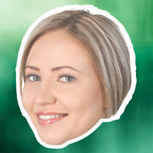 Benutzerdefinierter Gesicht-Sticker, Personalisier Aufkleber