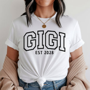 Benutzerdefinierter Gigi Sweatshirt, Geburtstagshe T-Shirt