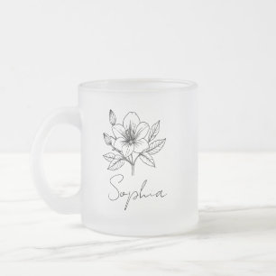 Benutzerdefinierter Glasmug, Personalisierter Brau Mattglastasse
