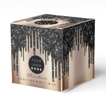 Benutzerdefinierter Glitzer Black Tropfens Boutiqu