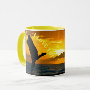 Benutzerdefinierter Glücklicher Liebe-Tag neu Tasse