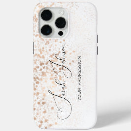 Benutzerdefinierter Gold Glitter Case-Mate iPhone Hülle