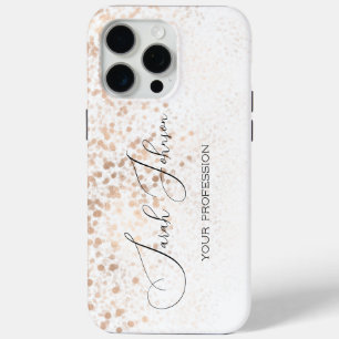 Benutzerdefinierter Gold Glitter Case-Mate iPhone Hülle