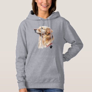 Benutzerdefinierter Golden Retriever Personalisier Hoodie