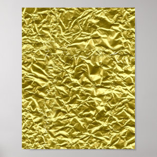 Benutzerdefinierter Goldfolieneffekt Poster