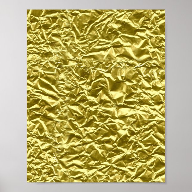Benutzerdefinierter Goldfolieneffekt Poster (Vorne)