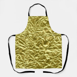 Benutzerdefinierter Goldfolieneffekt Schürze