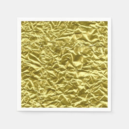 Benutzerdefinierter Goldfolieneffekt Serviette