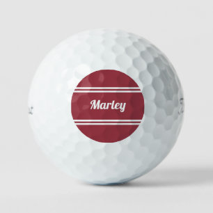 Benutzerdefinierter Golfer Sport Klassischer Name Golfball