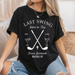 Benutzerdefinierter Golfschläger Junggesellenabsch T-Shirt