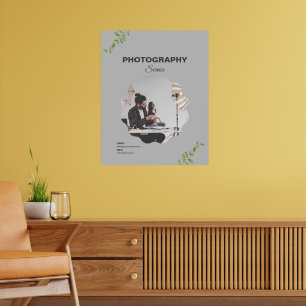 Benutzerdefinierter grauer moderner Fotografie-Ser Poster