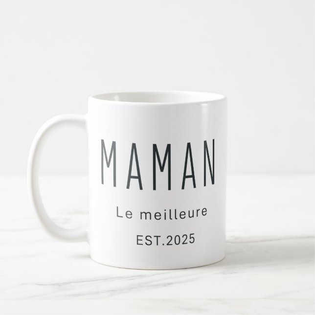 Benutzerdefinierter gravierter Zwei-Ton-Becher: Pe Kaffeetasse (Links)