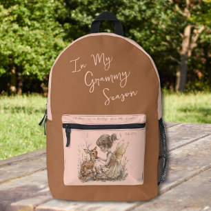 Benutzerdefinierter Großmutter-Name Inspirational Bedruckter Rucksack
