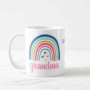 Benutzerdefinierter Großmutter Regenbogen Kaffeebe Kaffeetasse