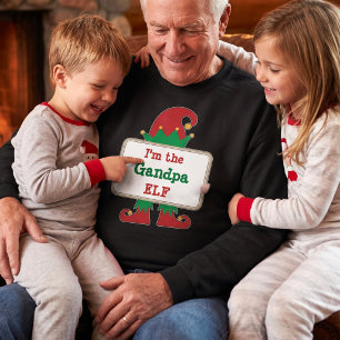 Benutzerdefinierter Großvater-Elf passend zur Fami Sweatshirt