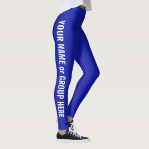 Benutzerdefinierter Gruppenname und Hübscher Text Leggings